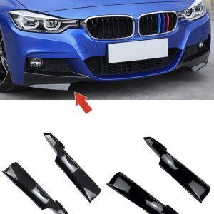 Hem 6 BMW 3-serie F30/F31 splitters 2012-2019 (Blanksvart/”Kolfiber”)