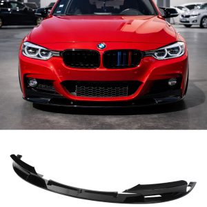 Hem 7 BMW F30/F31 performance frontläpp 2012-2019 (Blanksvart/”Kolfiber”)