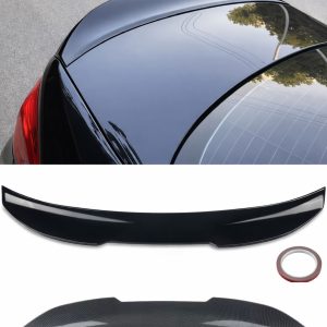 BMW G30 + F90 M5 2017-2023 vinge/spoiler - (Blanksvart/”Kolfiber”)