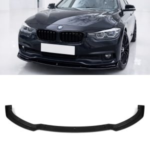 BMW 3-serie F30/F31 2016-2019 (LCI) frontläpp - Blanksvart