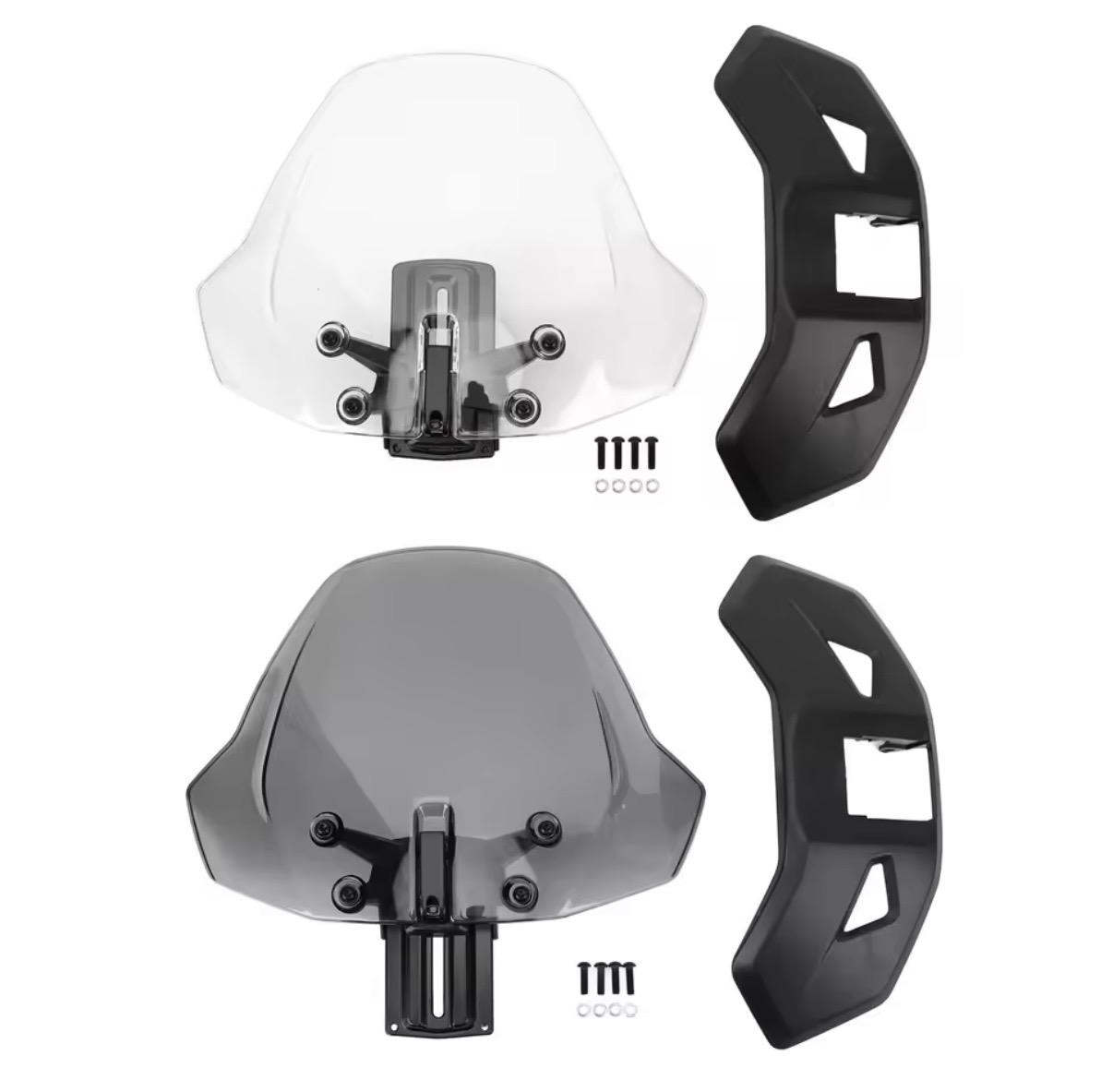 Can am Ryker justerbar vindruta - Röktonad/Klar 5 Can am Ryker justerbar vindruta - Röktonad/Klar - Bild 5