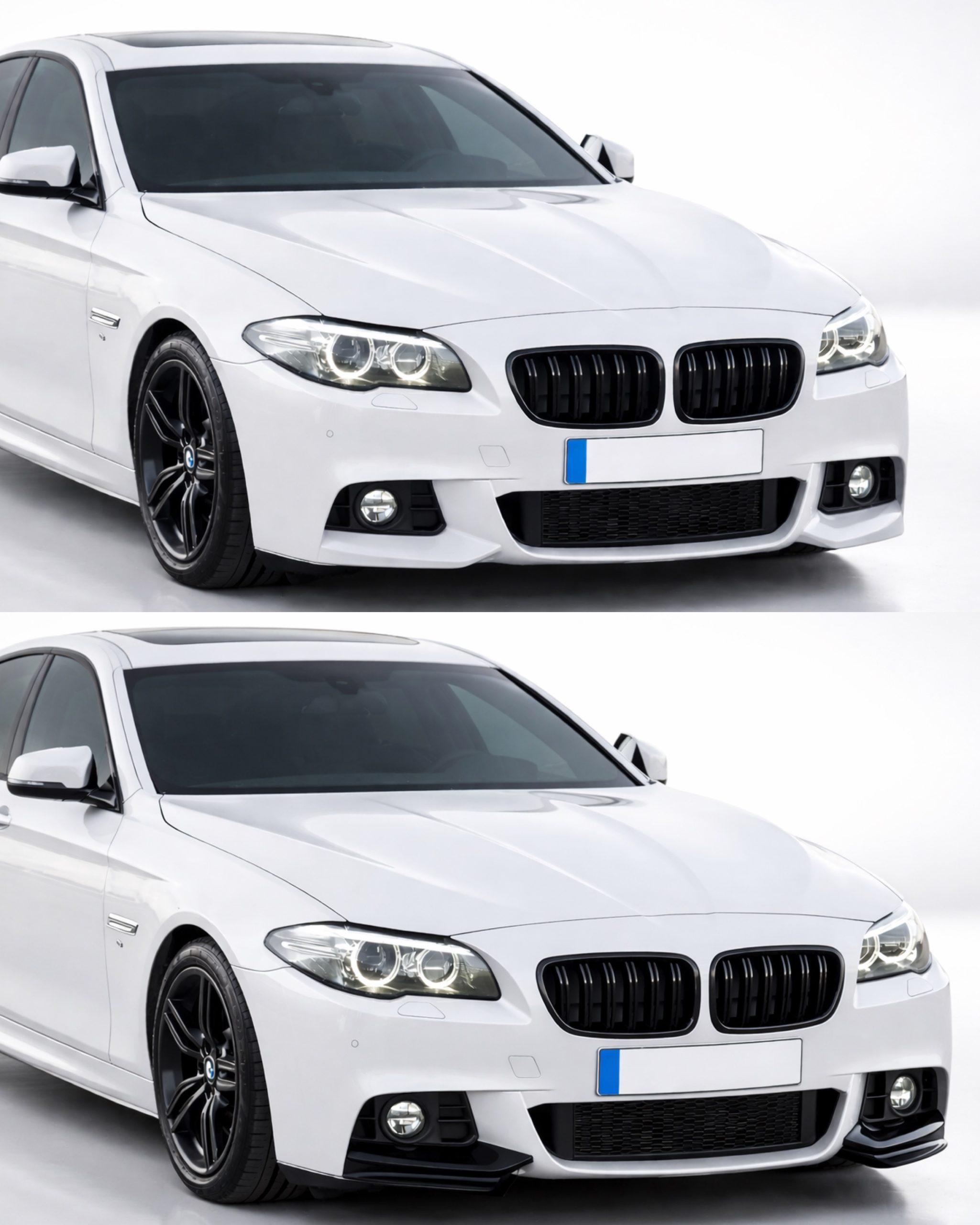 BMW F10/F11/M5 splitters till fronten (Blanksvart/”Kolfiber”) 4 BMW F10/F11/M5 splitters till fronten (Blanksvart/”Kolfiber”) - Bild 4