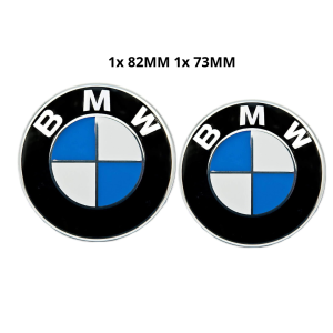 Hem 7 BMW emblem motorhuv/baklucka 82mm/73mm – Blå/Vit