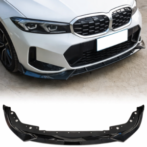 Hem 7 BMW 3-serie G20/G21 LCI 2022-2025 M-sport - Blanksvart/"Kolfiber" frontläpp