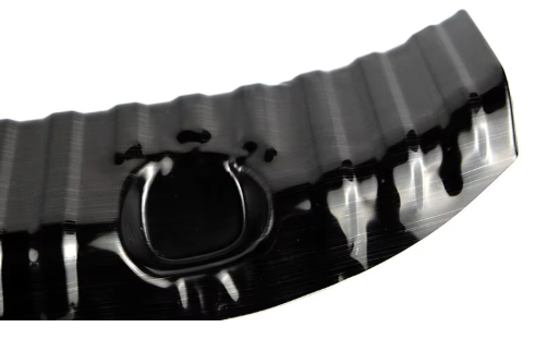 Tesla Model 3/Y 2017-2024 bagageskydd/lastskydd i rostfritt stål - Svart/Kromsilver/"Kolfiber" 7 Tesla Model 3/Y 2017-2024 bagageskydd/lastskydd i rostfritt stål - Svart/Kromsilver/"Kolfiber" - Bild 7