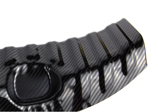 Tesla Model 3/Y 2017-2024 bagageskydd/lastskydd i rostfritt stål - Svart/Kromsilver/"Kolfiber" 6 Tesla Model 3/Y 2017-2024 bagageskydd/lastskydd i rostfritt stål - Svart/Kromsilver/"Kolfiber" - Bild 6