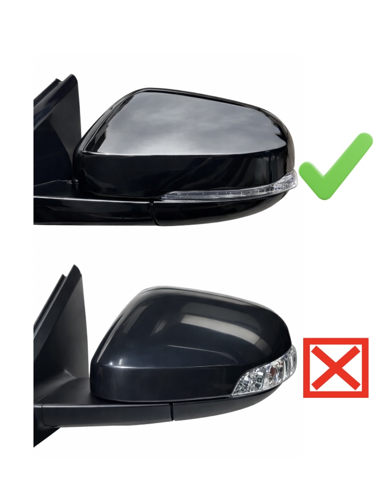 Sportiga Spegelkåpor passande V40 2012-2019 - Blanksvart/”Kolfiber” 2 Sportiga Spegelkåpor passande V40 2012-2019 - Blanksvart/”Kolfiber” - Bild 2