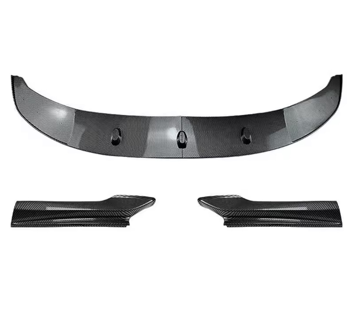 BMW 5-serie F10/F11 2011-2017 Frontläpp/splitter - Blanksvart/”Kolfiber” 3 BMW 5-serie F10/F11 2011-2017 Frontläpp/splitter - Blanksvart/”Kolfiber” - Bild 3