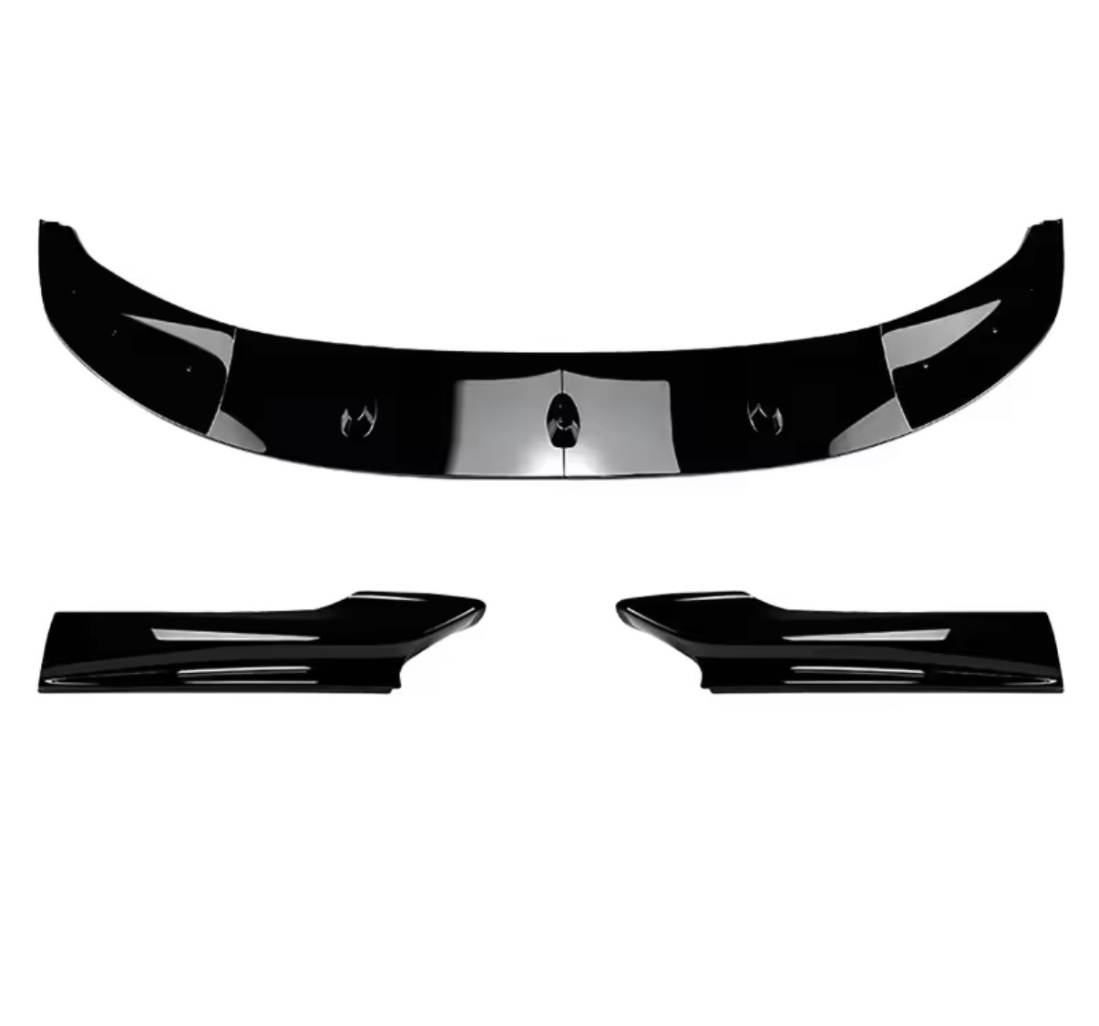 BMW 5-serie F10/F11 2011-2017 Frontläpp/splitter - Blanksvart/”Kolfiber” 2 BMW 5-serie F10/F11 2011-2017 Frontläpp/splitter - Blanksvart/”Kolfiber” - Bild 2