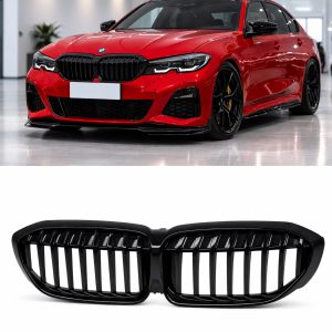 BMW 3-serie G20/G21 2019-2022 svarta njurar/grill - Blanksvart