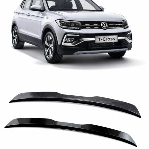 Hem 8 Volkswagen T-Cross 2018-2026 spoiler/vinge - Blanksvart/”Kolfiber”