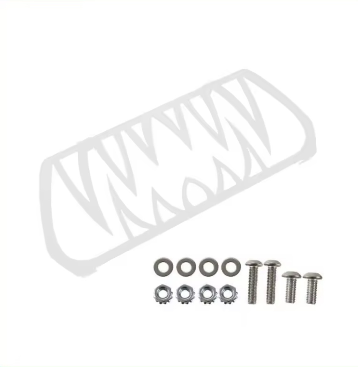 Kaxig grill till Can am ryker 600/900 - Svart/Vit 9 Kaxig grill till Can am ryker 600/900 - Svart/Vit - Bild 9