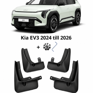 Passande KIA EV3 Stänkskydd/Mudflaps 4-pack – Passar 2024-2026