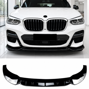BMW X3/X4 2017-2021 frontläpp splitter - Blanksvart