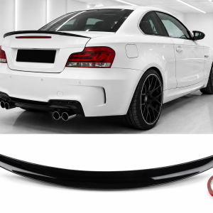 BMW E82 1-serie coupe 2007-2013 spoiler vinge - Blanksvart