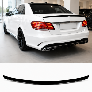 Mercedes E-klass W212 2010-2016 spoiler vinge - Blanksvart