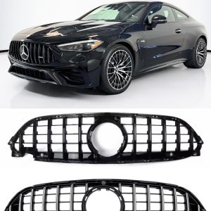 Hem 5 Mercedes CLE/CLE53 GT grill W236 2024-2026 (Svart/Svartkrom)