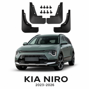Hem 6 Passande KIA Niro Stänkskydd/Mudflaps 4-pack – Passar 2023-2026