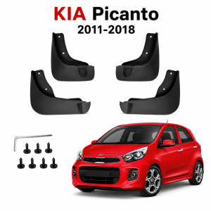 Passande KIA Picanto Stänkskydd/Mudflaps 4-pack – Passar 2011-2018