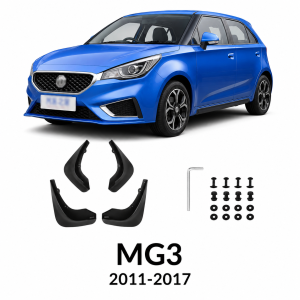 Hem 5 Passande MG3 Stänkskydd/Mudflaps 4-pack – Passar 2011-2017